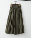 NICE CLAUP / OLIVE des OLIVE OUTLET(ナイスクラップ  / オリーブ デ オリーブ アウトレット) 軽やかに揺れる【RMAF】【NAO】インドコットン使用カラーフレアスカート