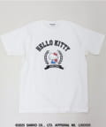 FREDY & GLOSTER(フレディ アンド グロスター) 【HELLO KITTY meet FREDY emue】 カレッジプリントT
