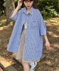 CIAOPANIC TYPY(チャオパニックティピー) 【SEADAM】〈UNISEX〉ビッグポケットルーズシャツ