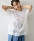 Whim Gazette(ウィム ガゼット) シアーフェザーTEE