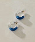 ear PAPILLONNER(イア パピヨネ) 《チタンポスト》ハーフクリアピアス