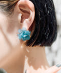 ear PAPILLONNER(イア パピヨネ) 《チタンポスト》フロストフラワーピアス