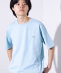 FREDY & GLOSTER(フレディ アンド グロスター) 【GLOSTER】16天竺 フレンチブルドッグ刺繍 ショートスリーブTシャツ