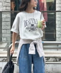 FREDY & GLOSTER(フレディ アンド グロスター) エンブレム刺繍ポンチTシャツプルオーバー