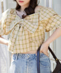 NICE CLAUP / OLIVE des OLIVE OUTLET(ナイスクラップ  / オリーブ デ オリーブ アウトレット) 【one after another】リボンビスチェ