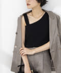 NOLLEY'S(ノーリーズ) ◇【WEB限定】アシンメトリーカップ付きタンクトップ