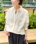 NOLLEY'S(ノーリーズ) 3WAYエアリーストライプシャツ