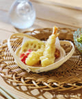 salut!(サリュ) 取っ手付き竹カゴ／涼を楽しむ夏御膳
