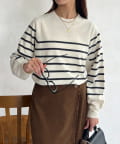 Chez toi(シェトワ) ウォッシャブル変形スリーブニット