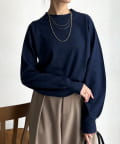Chez toi(シェトワ) ウォッシャブル変形スリーブニット