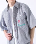 FREDY & GLOSTER(フレディ アンド グロスター) 【FREDYMAC】ヒッコリーシャツ ショートスリーブ ストライプシャツ