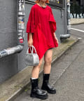 CIAOPANIC TYPY(チャオパニックティピー) etsintaリメイクフリルオーバーTEE
