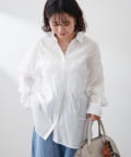 NICE CLAUP / OLIVE des OLIVE OUTLET(ナイスクラップ  / オリーブ デ オリーブ アウトレット) 【RMAF】今季トレンド、コード刺繍シアーBIGシャツ