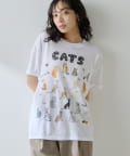 Whim Gazette(ウィム ガゼット) 【UNFORTUNATE PORTRAIT】Cats TEE