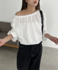 OUTLET(アウトレット) 【CAPRICIEUX LE'MAGE】カットオフドロストブラウス
