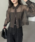 OUTLET(アウトレット) 【CAPRICIEUX LE'MAGE】ブロッキングシアーシャツ