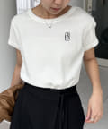 CAPRICIEUX LE'MAGE(カプリシュレマージュ) 【デイリー使いに◎】ラウンドスリーブTシャツ