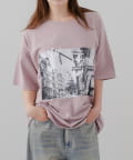 RAY CASSIN(レイカズン) ルーズフォトTシャツ