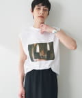 Whim Gazette(ウィム ガゼット) フォトノースリーブTシャツ