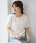 Kastane(カスタネ) 【新色追加/4色展開/XS.Fサイズ展開】ピグメントヘンリーTEE