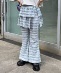 CIAOPANIC(チャオパニック) 巻きスカートSETフリルフレアパンツ