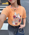 CIAOPANIC(チャオパニック) ヴィンテージライクスラブTee