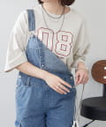 NICE CLAUP / OLIVE des OLIVE OUTLET(ナイスクラップ  / オリーブ デ オリーブ アウトレット) 【RMAF】NUNIFE/アップリケサテンロゴBIGT