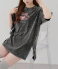 NICE CLAUP / OLIVE des OLIVE OUTLET(ナイスクラップ  / オリーブ デ オリーブ アウトレット) 【RMAF】硫化染ロゴアソートT