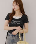 NICE CLAUP / OLIVE des OLIVE OUTLET(ナイスクラップ  / オリーブ デ オリーブ アウトレット) 【RMAF】ドロストドッキングT