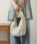 w closet(ダブルクローゼット) ドットシャーリングBAG