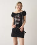 OUTLET(アウトレット) 【WHO'S WHO gallery】ユニコーンオフショルワンピース