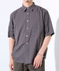 FREDY & GLOSTER(フレディ アンド グロスター) 【GLOSTER】メッシュサッカー素材GOODNESS刺繍ショートスリーブシャツ