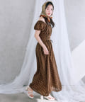 NICE CLAUP / OLIVE des OLIVE OUTLET(ナイスクラップ  / オリーブ デ オリーブ アウトレット) 【OLIVE des OLIVE】ウエストドロストワンピ