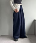 Pasterip(パセリ) Tencel easy wide slacks