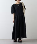 w closet(ダブルクローゼット) 【3色展開】フラワーレースワンピース