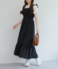 NICE CLAUP / OLIVE des OLIVE OUTLET(ナイスクラップ  / オリーブ デ オリーブ アウトレット) 【RMAF】アソートフリルワンピース