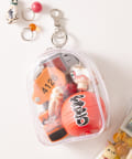 3COINS(スリーコインズ) 《WEB限定商品》マチ付きポーチ：M／カプセルトイコレクション