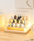 3COINS(スリーコインズ) 《WEB限定再入荷》LED付きアクリルディスプレイBOX／カプセルトイコレクション