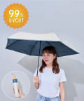 3COINS(スリーコインズ) 晴雨兼用折傘バイカラー