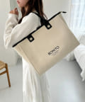 NICE CLAUP / OLIVE des OLIVE OUTLET(ナイスクラップ  / オリーブ デ オリーブ アウトレット) 【one after another】トリミングロゴトート