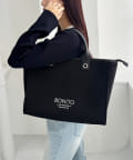NICE CLAUP / OLIVE des OLIVE OUTLET(ナイスクラップ  / オリーブ デ オリーブ アウトレット) 【one after another】トリミングロゴトート