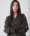 Whim Gazette(ウィム ガゼット) 【THROW】別注カラー Hoodie Scarf