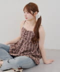 NICE CLAUP / OLIVE des OLIVE OUTLET(ナイスクラップ  / オリーブ デ オリーブ アウトレット) 【RMAF】バルーンキャミチュニック