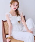 one after another NICE CLAUP(ワンアフターアナザー ナイスクラップ) 【Fluffy Romance collection】シャーリングロンパース