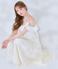 one after another NICE CLAUP(ワンアフターアナザー ナイスクラップ) 【Fluffy Romance collection】バルーン襟キャミワンピ