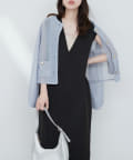 NICE CLAUP / OLIVE des OLIVE OUTLET(ナイスクラップ  / オリーブ デ オリーブ アウトレット) 【natural couturカットジョーゼットＶネックワンピース