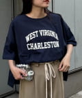 CIAOPANIC TYPY(チャオパニックティピー) USAコットン切替プリントTee