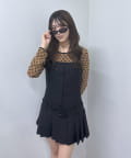 mline(エムライン) [mline]ベルトミニバレエコアワンピ