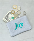 BIRTHDAY BAR(バースデイバー) スウェットロゴ刺繍ミニポーチ