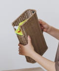 salut!(サリュ) 洗えるPPラタン詰め替えストックボックス／Natural Laundry